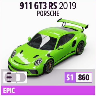 2019 PORSCHE 911 GT3 RS