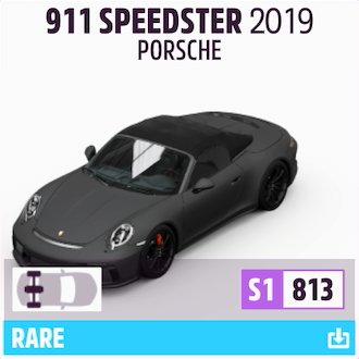 2019 PORSCHE 911 SPEEDSTER