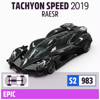 2019 RAESR TACHYON SPEED