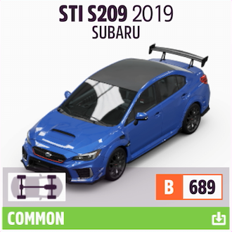 2019 SUBARU STI S209