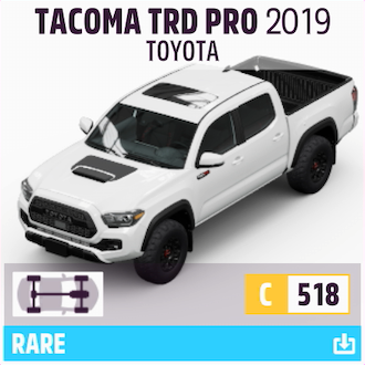 2019 TOYOTA TACOMA TRD PRO