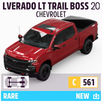 2020 CHEVROLET SILVERADO LT TRAIL BOSS