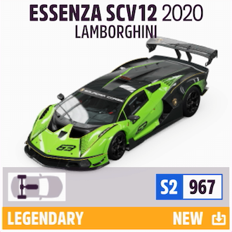 2020 LAMBORGHINI ESSENZA SCV12