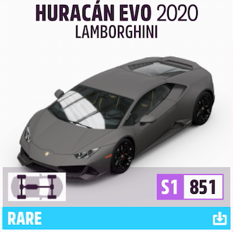 2020 LAMBORGHINI HURACÁN EVO