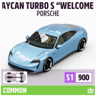 2020 PORSCHE TAYCAN TURBO S "WELCOME PACK"