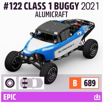 2021 ALUMICRAFT #122 CLASS 1 BUGGY