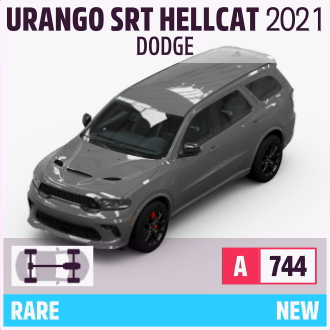 2021 DODGE DURANGO SRT HELLCAT