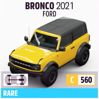 2021 FORD BRONCO