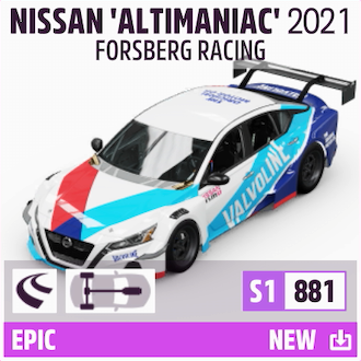 2021 FORSBERG RACING NISSAN 'ALTIMANIAC'
