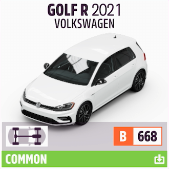 2021 VOLKSWAGEN GOLF R