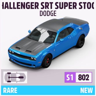 2022 DODGE CHALLENGER SRT SUPER STOCK