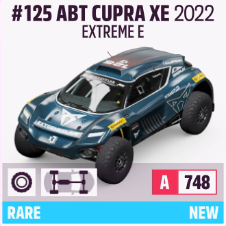 2022 EXTREME E #125 ABT CUPRA XE
