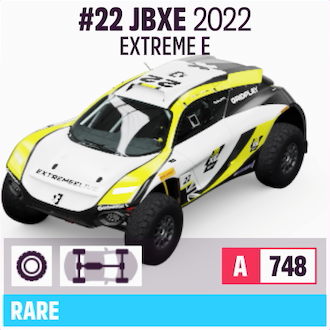 2022 EXTREME E #22 JBXE