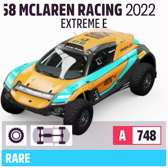 2022 EXTREME E #58 MCLAREN RACING