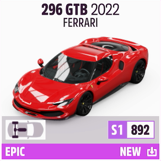 2022 FERRARI 296 GTB