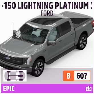 2022 FORD F-150 LIGHTNING PLATINUM