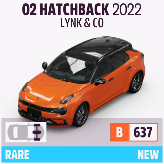 2022 LYNK & CO 02 HATCHBACK
