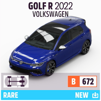 2022 VOLKSWAGEN GOLF R