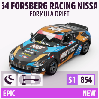 2023 FORMULA DRIFT #64 FORSBERG RACING NISSAN Z
