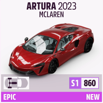 2023 MCLAREN ARTURA