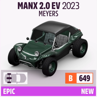 2023 MEYERS MANX 2.0 EV