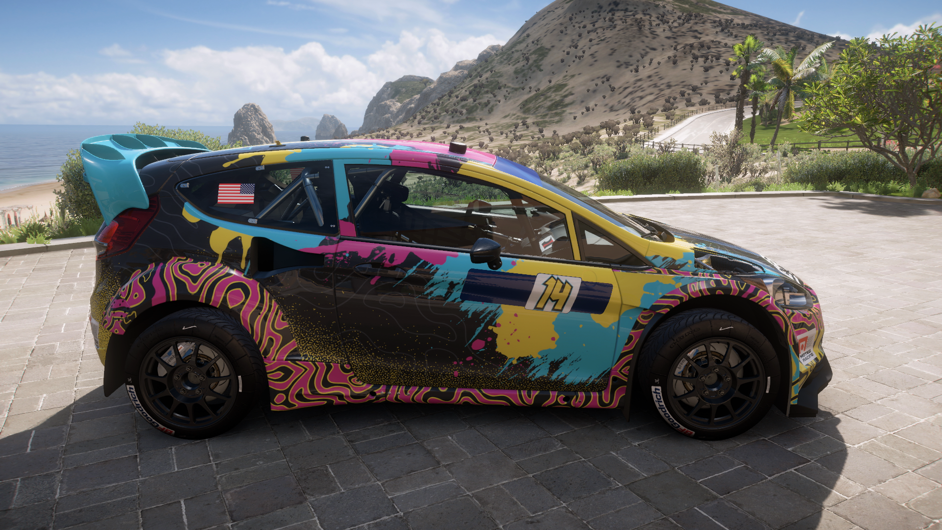 2017 Ford #14 Rahal Letterman Lanigan Racing Fiesta – view 4