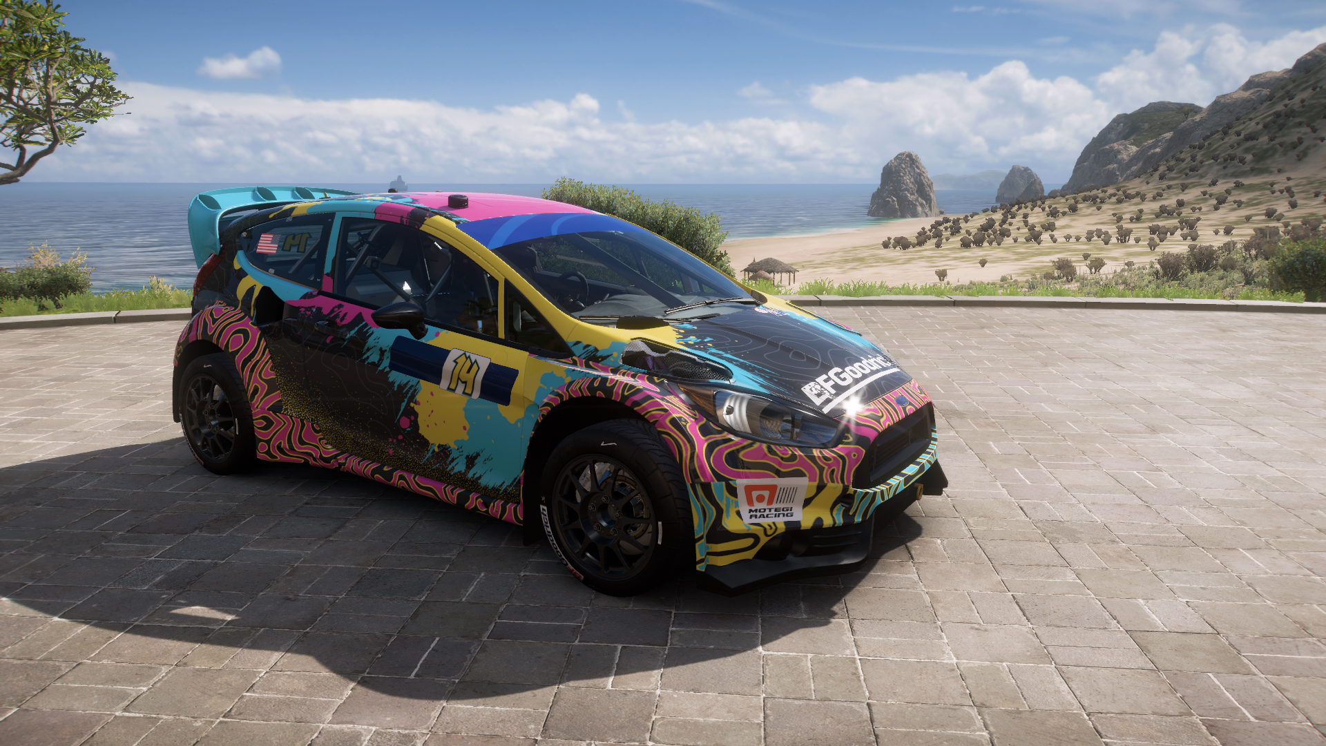 2017 Ford #14 Rahal Letterman Lanigan Racing Fiesta – view 5