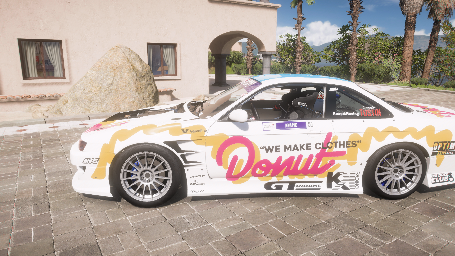 1996 Formula Drift #51 Donut Media Nissan 240sx – view 2