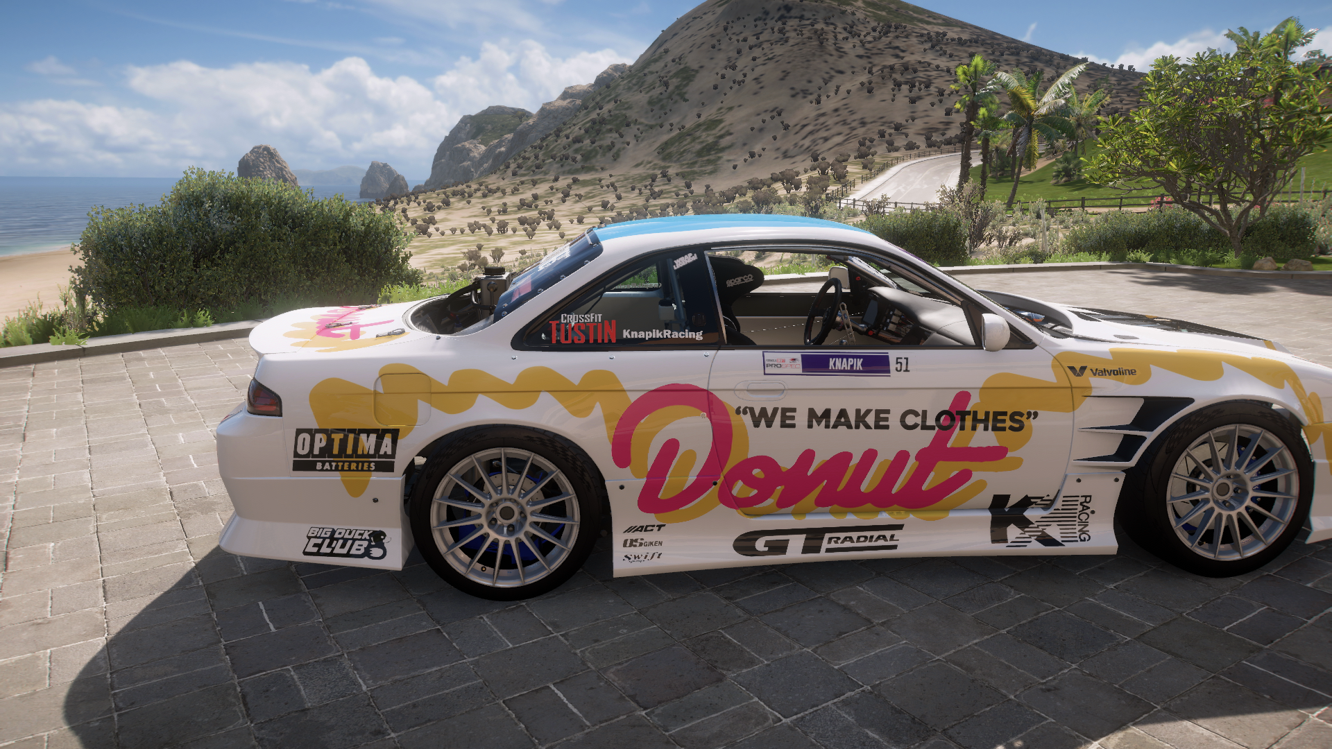 1996 Formula Drift #51 Donut Media Nissan 240sx – view 4