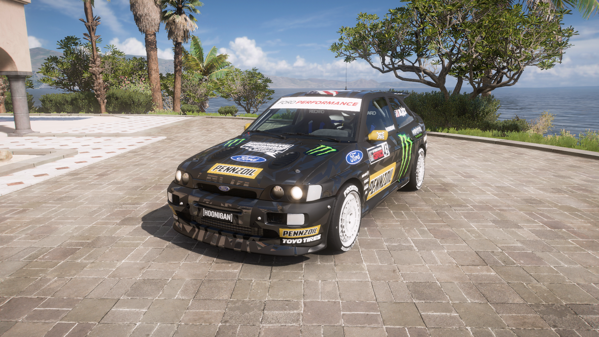 1991 Hoonigan Gymkhana 10 Ford Escort Cosworth Group A – view 1