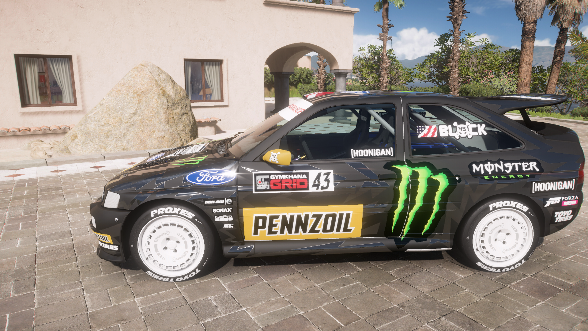 1991 Hoonigan Gymkhana 10 Ford Escort Cosworth Group A – view 2