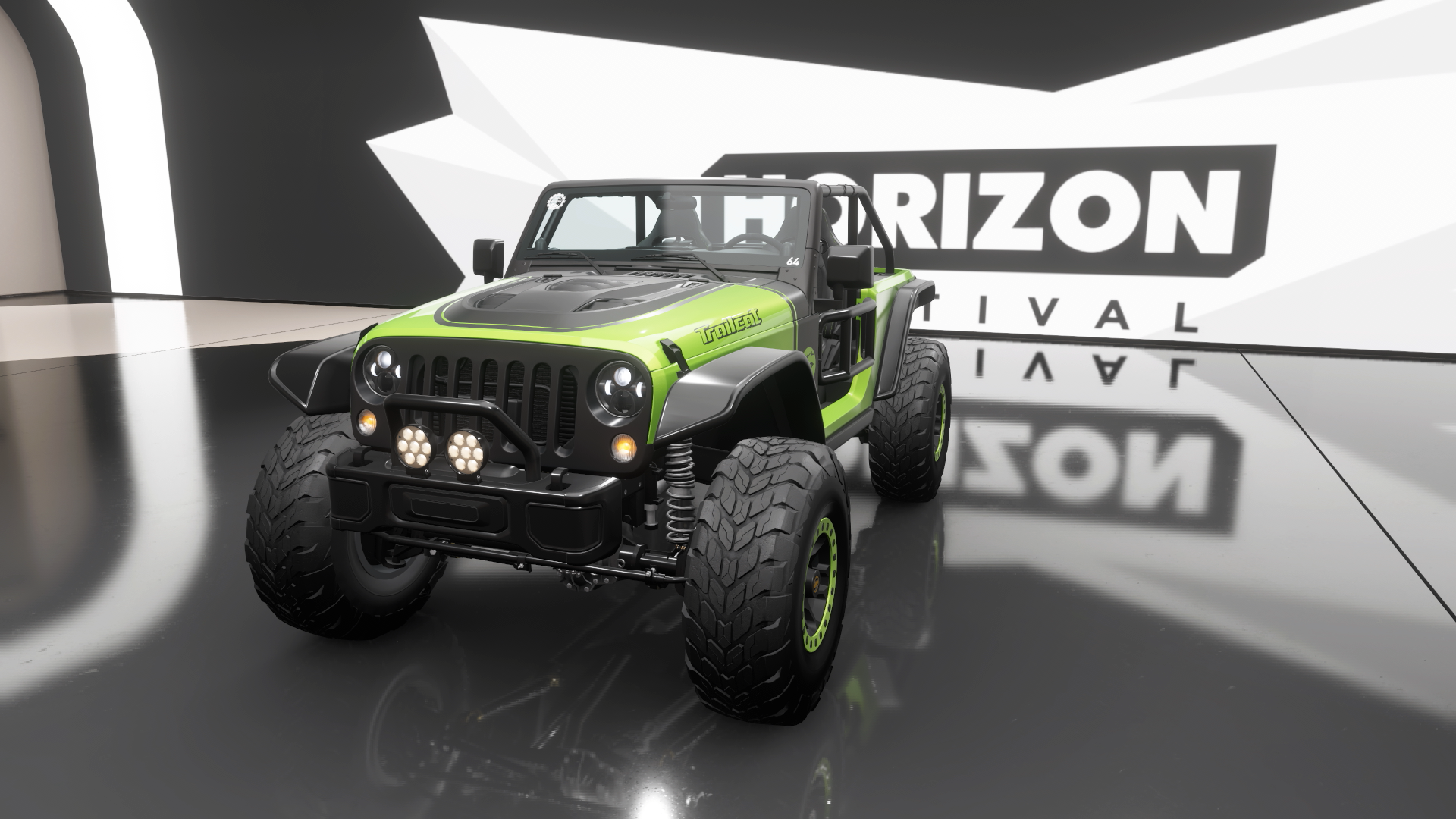 Jeep Trailcat offroad vehicle in Forza Horizon 6 - best offroad builds