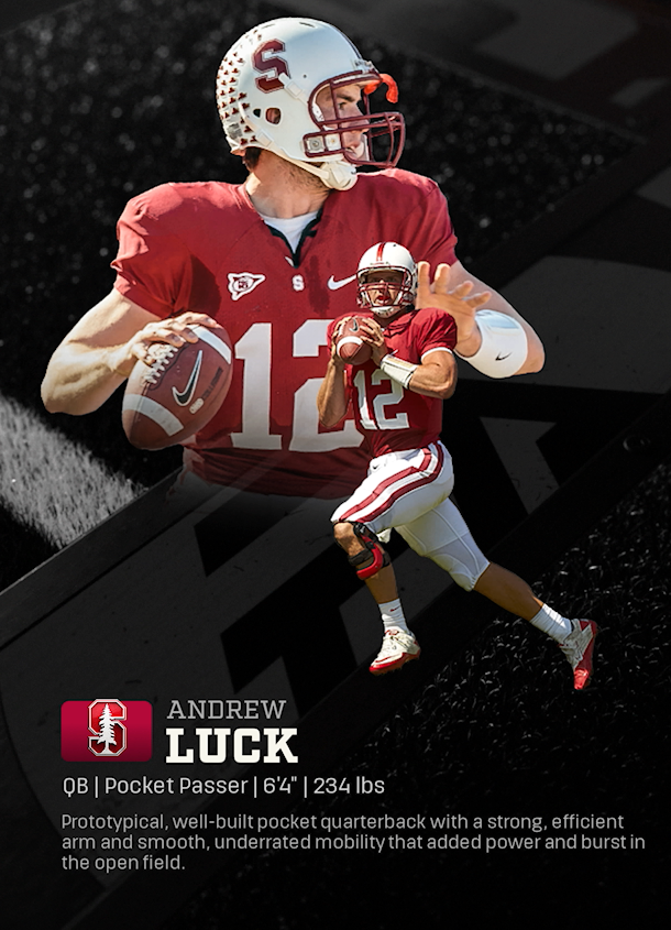 Andrew Luck - CFB 27 QB template