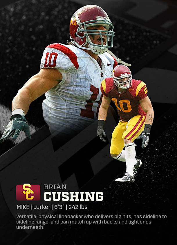 Brian Cushing - CFB 27 Mike template
