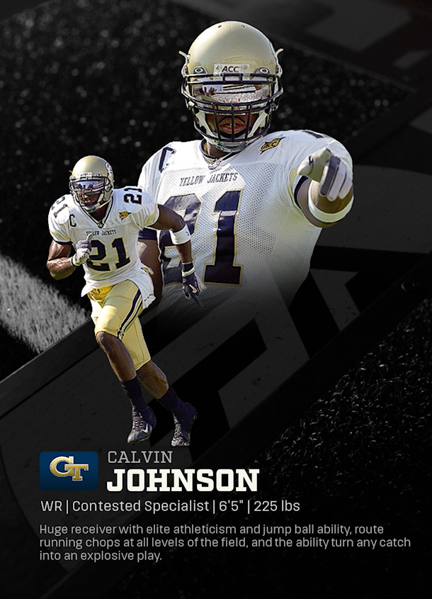 Calvin Johnson - CFB 27 WR template