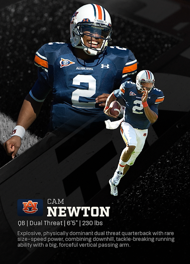 Cam Newton - CFB 27 QB template