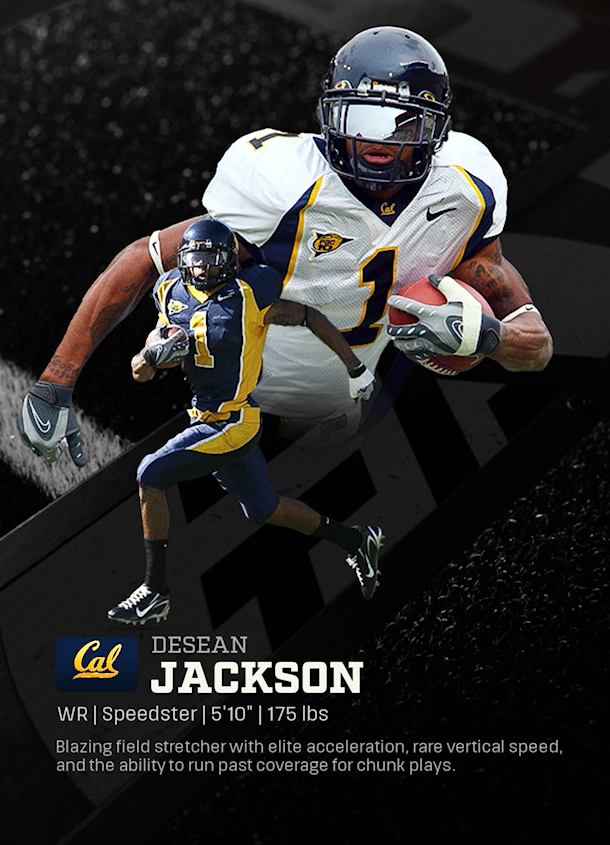Desean Jackson - CFB 27 WR template
