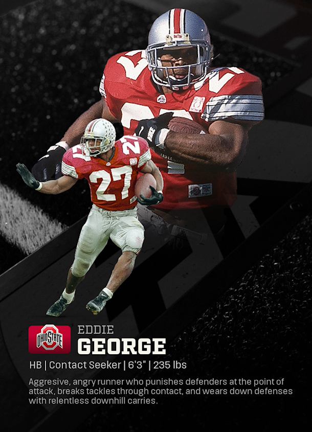 Eddie George - CFB 27 HB template