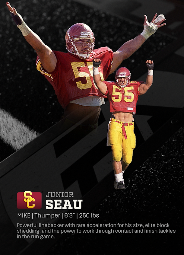 Junior Seau - CFB 27 Mike template
