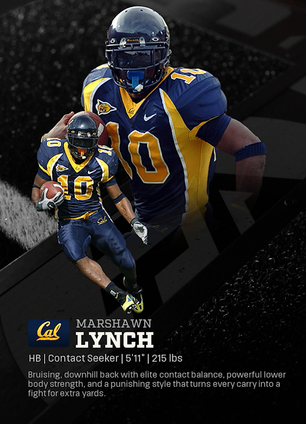 Marshawn Lynch - CFB 27 HB template