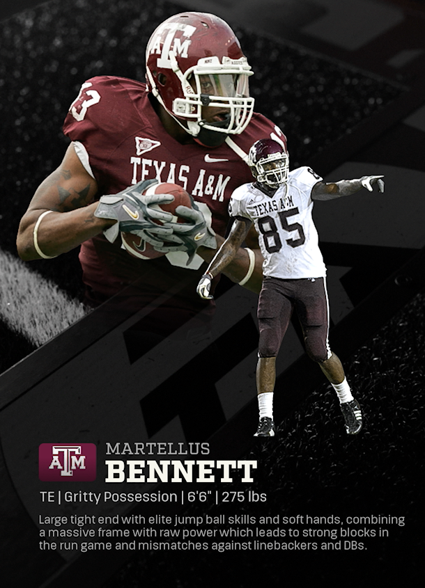 Martellus Bennett - CFB 27 TE template