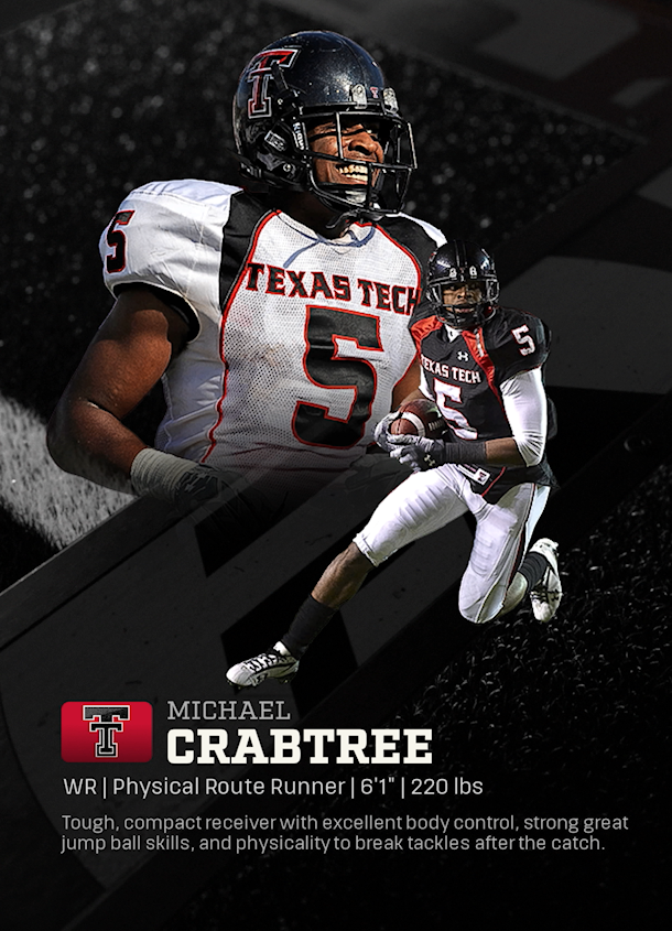 Michael Crabtree - CFB 27 WR template