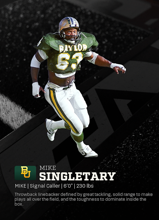 Mike Singletary - CFB 27 Mike template