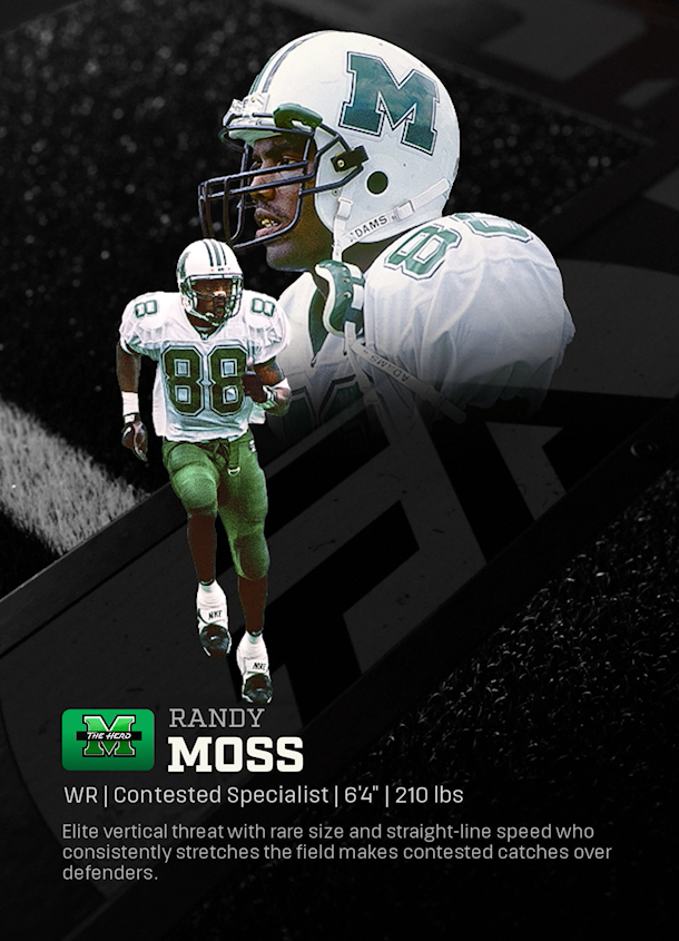 Randy Moss - CFB 27 WR template