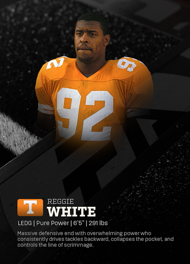 Reggie White - CFB 27 Edge template