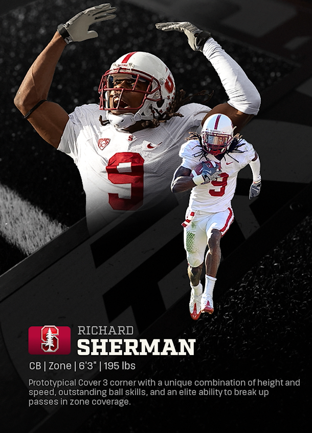 Richard Sherman - CFB 27 CB template