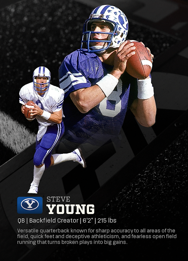 Steve Young - CFB 27 QB template