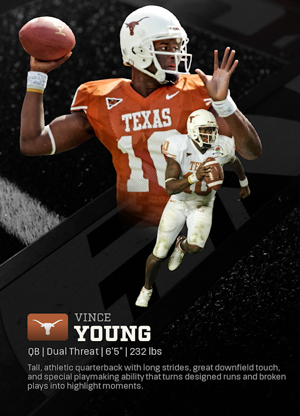 Vince Young - CFB 27 QB template