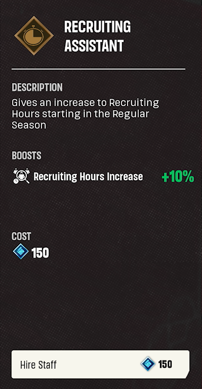 Recruiting Assistant details panel
