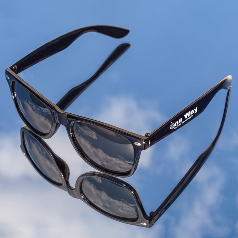 Custom Printed Black Sunglasses 4